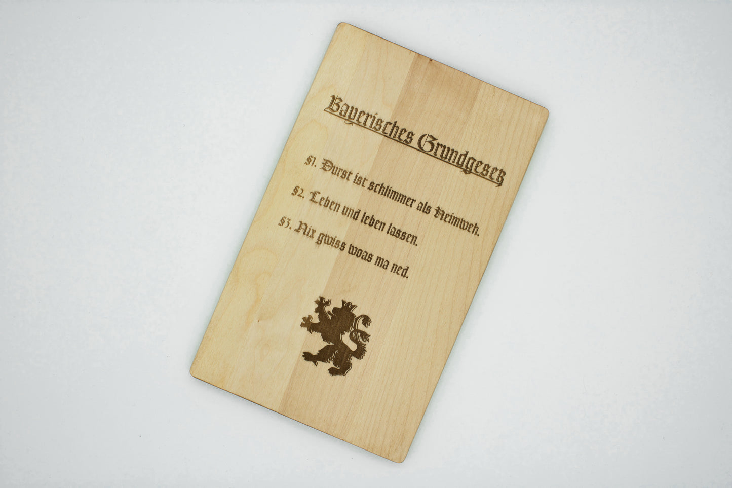 Schneidebrett - Bayerisches Grundgesetz